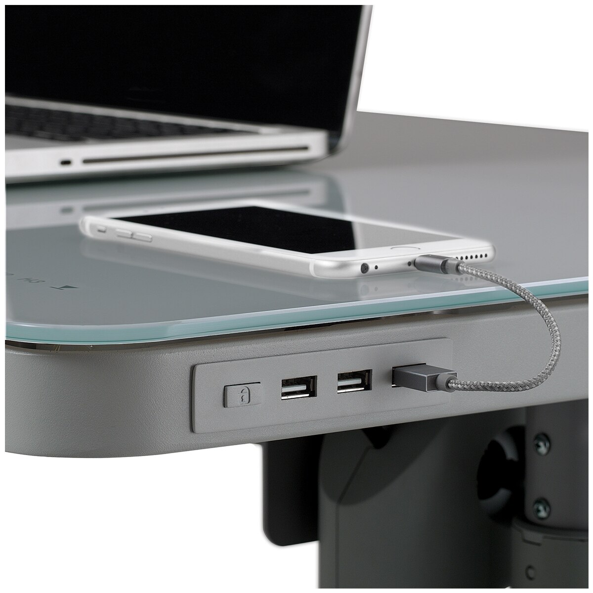 Tresanti Grey Adjustable Height Desk Costco Australia