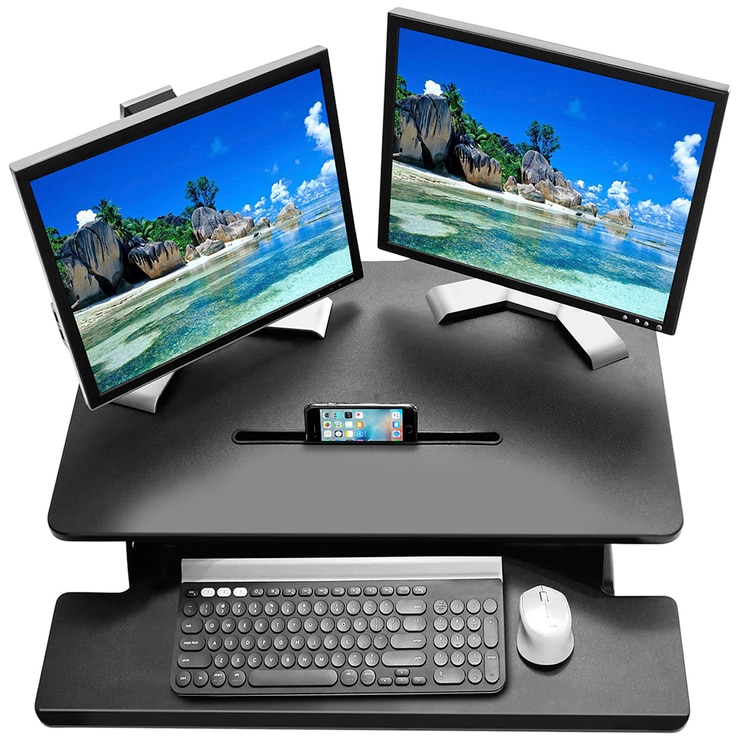 Seville Classics airLIFT PRO Pneumatic Desk Riser Costco Australia