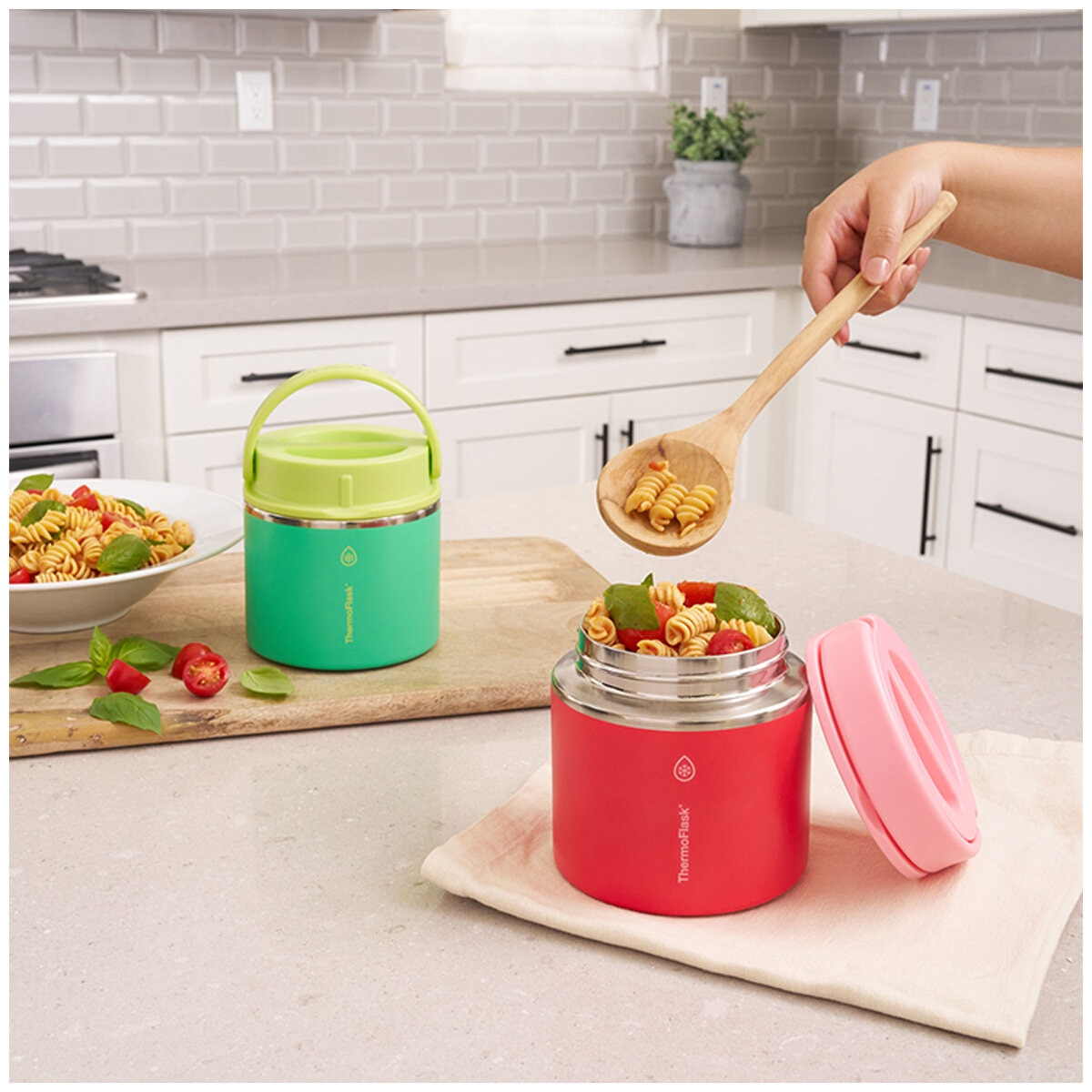 ThermoFlask 590ml Insulated Food Jar 2 Pack ThermoFlask 590ml Insulated Food Jar 2 Pack