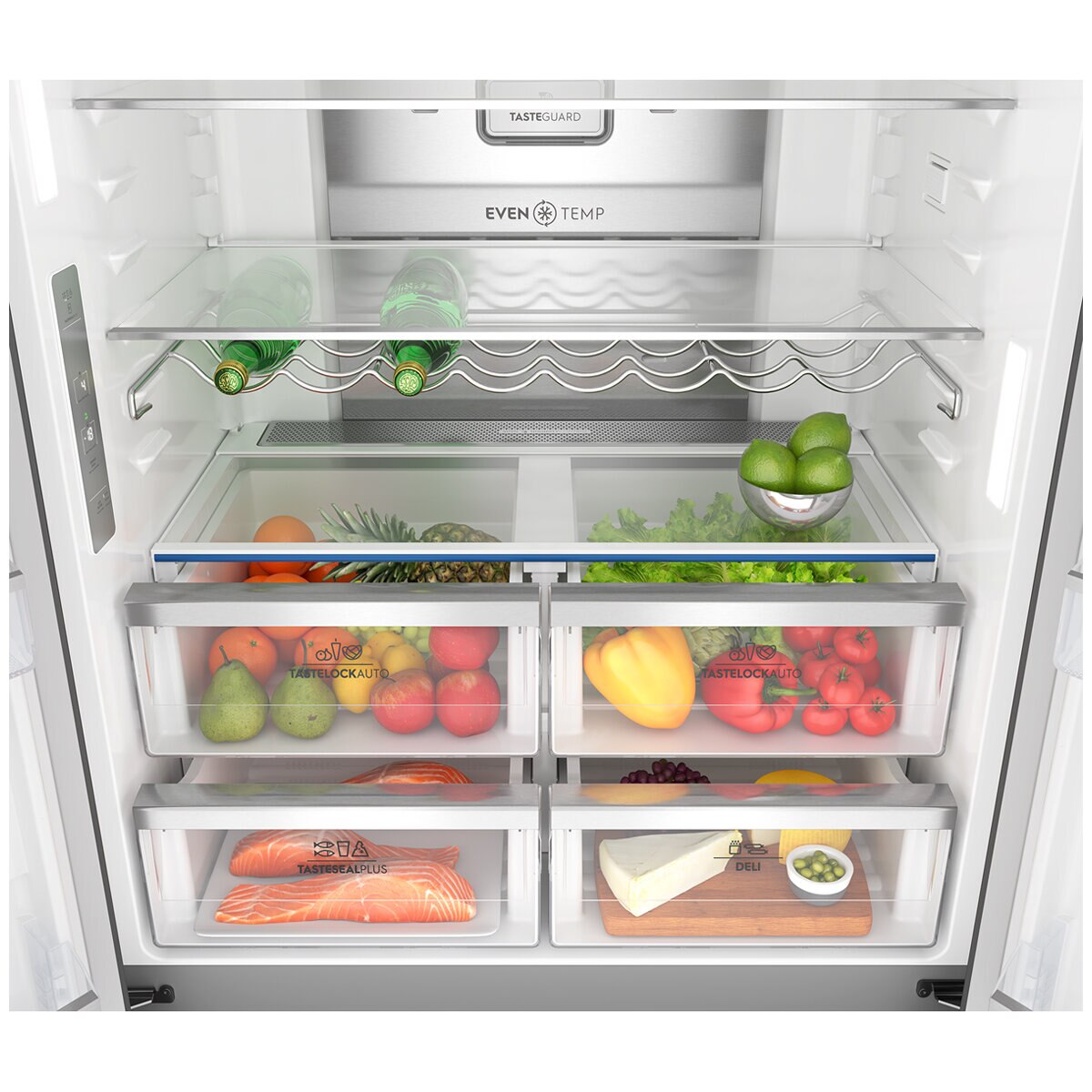 Electrolux 562L French Quad Door Fridge Matte Black EQE5657BA Electrolux 562L French Quad Door Fridge Matte Black EQE5657BA
