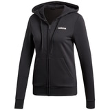 Adidas Full Zip Ladies Hooded Jacket - Black/White