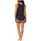 Betsey Johnson 3 Piece PJ Set - Black