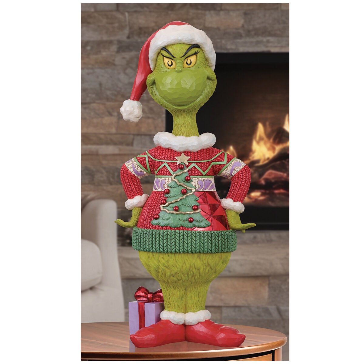 Jim Shore Ugly Sweater Grinch Statue Jim Shore Ugly Sweater Grinch Statue