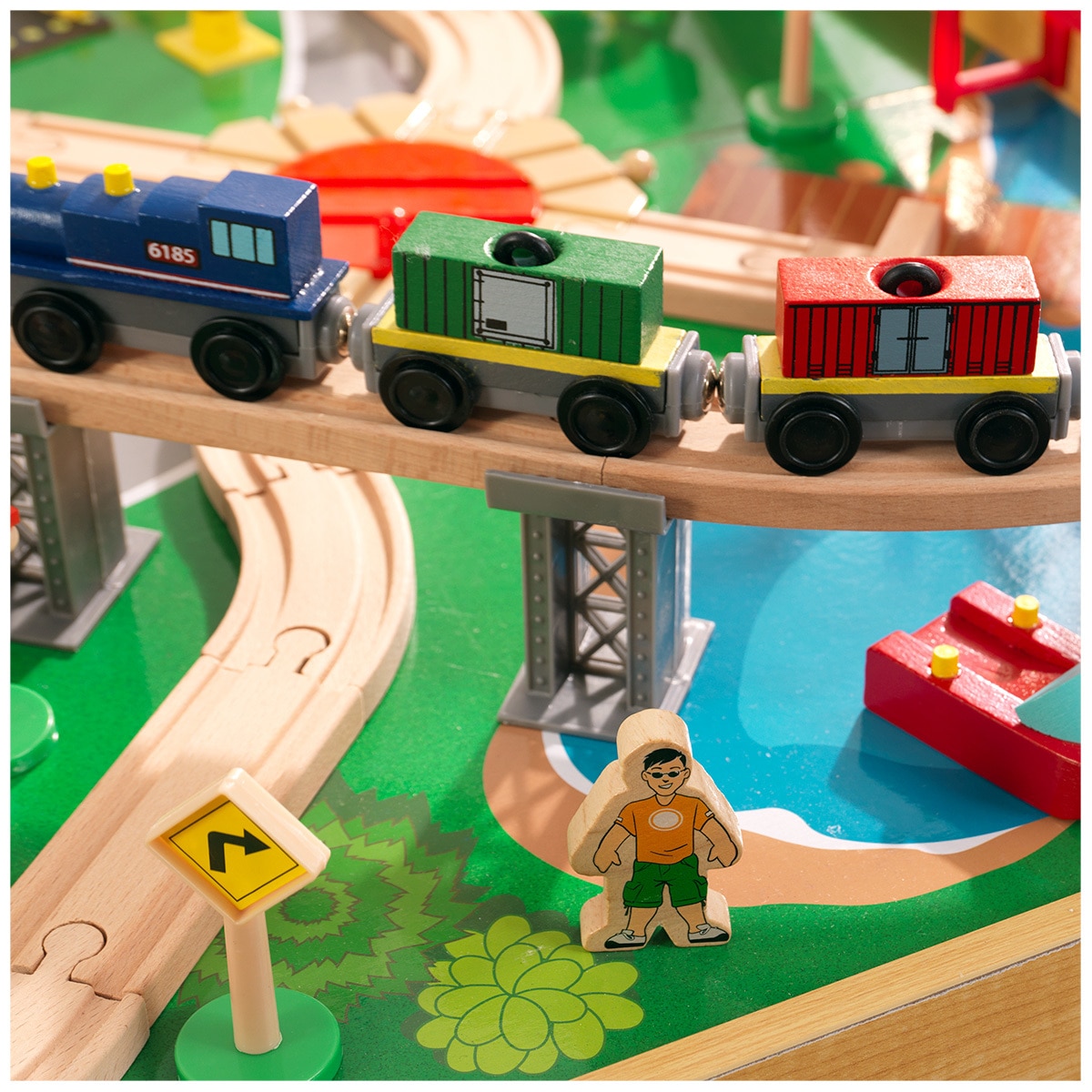 KidKraft Adventure Town Railway Set and Table Costco Au