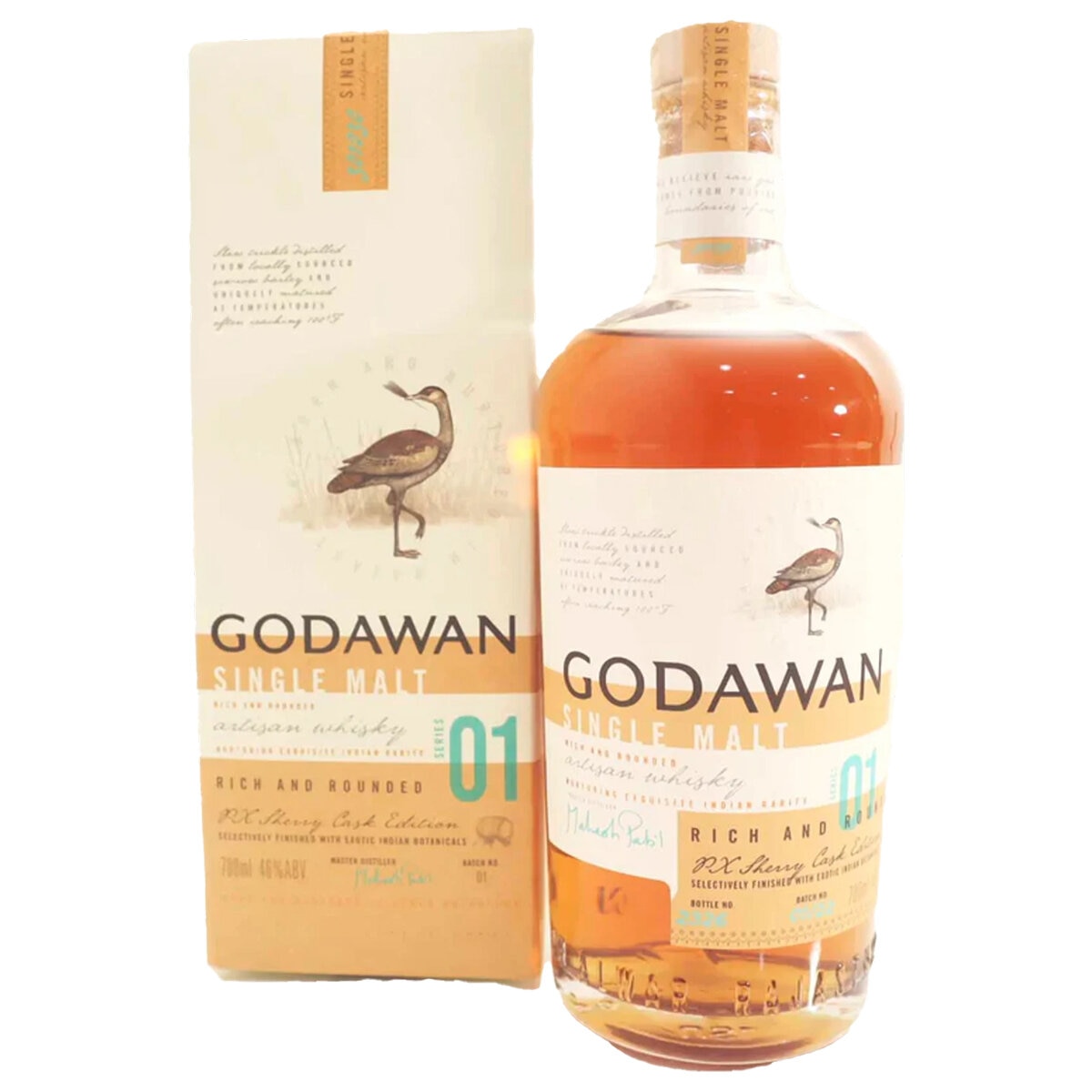 Godawan Series 01 Single Malt Indian Whisky 700ml