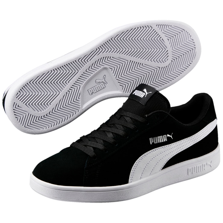 Puma Smash Suede Men's Trainers Black | Costco Australia