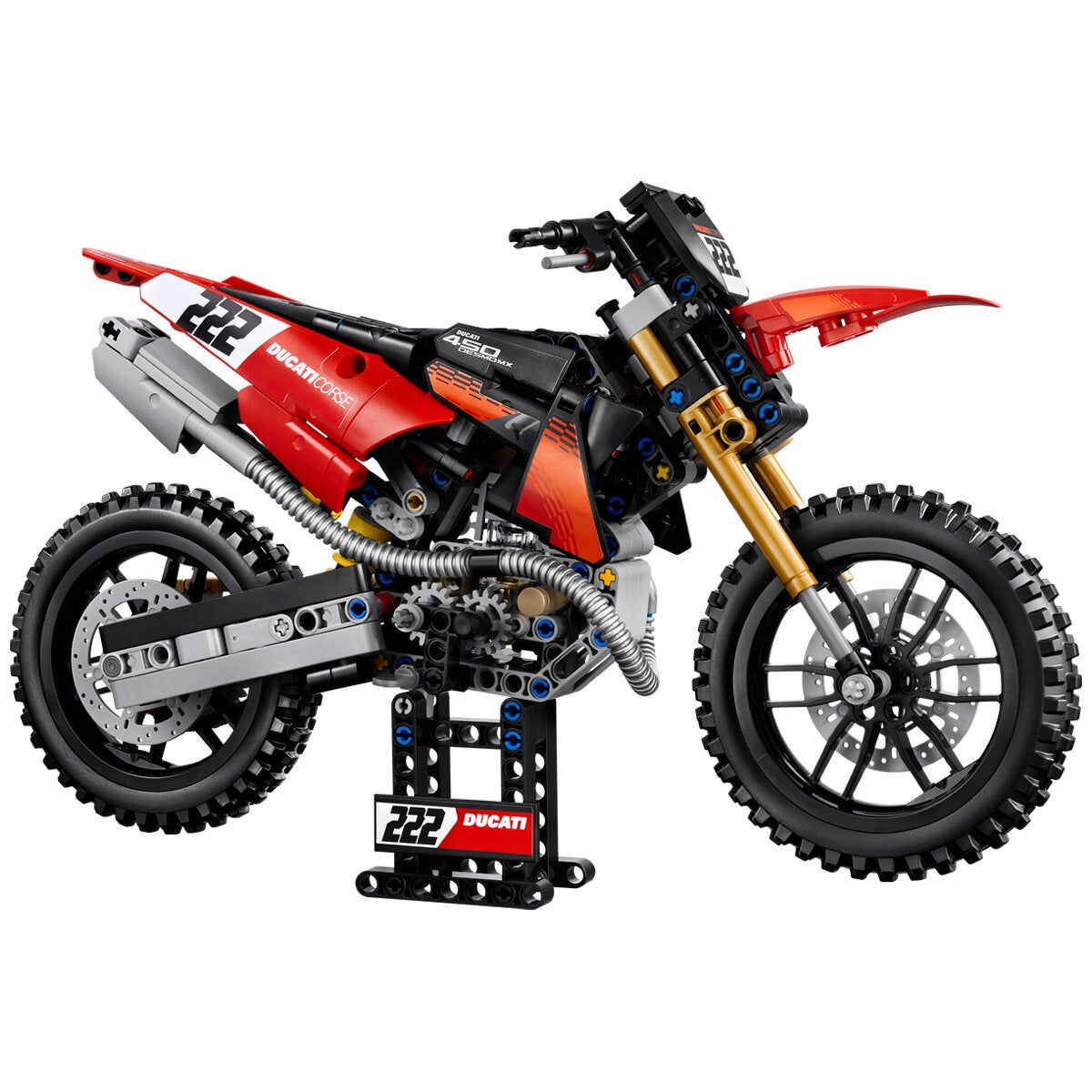 LEGO Technic Ducati Desmo450 MX Factory Motorcycle 42238