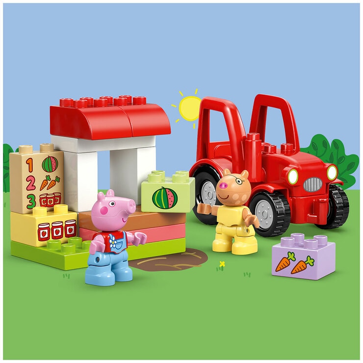 LEGO DUPLO Peppa Pig Tractor and Market 10468