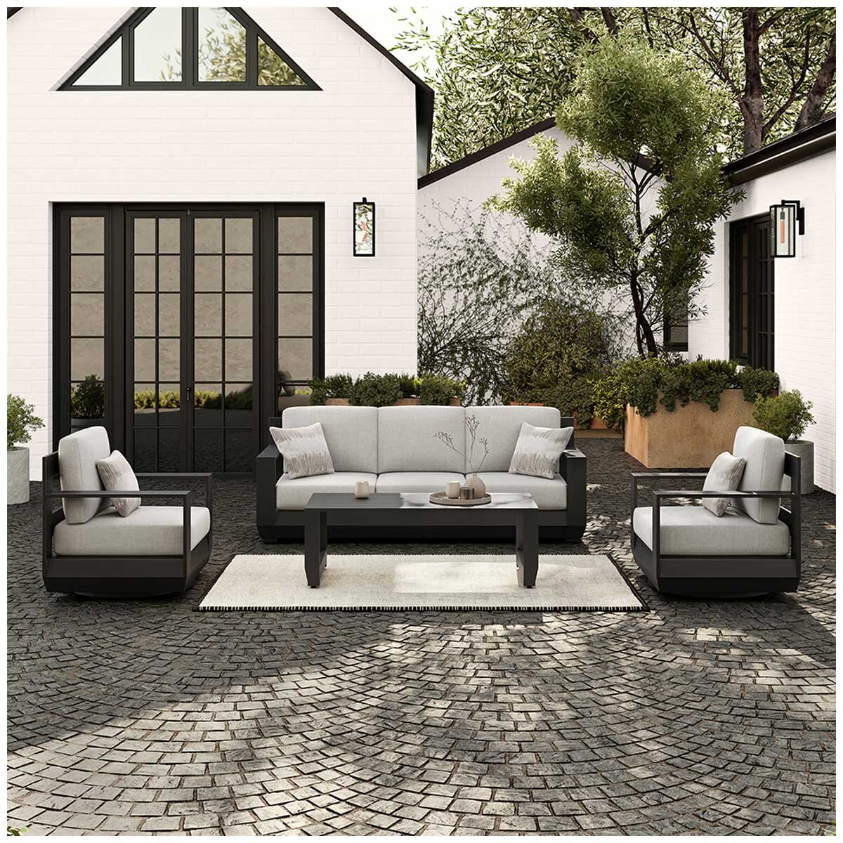 Henredon Calis 4 Piece Outdoor Seating Set