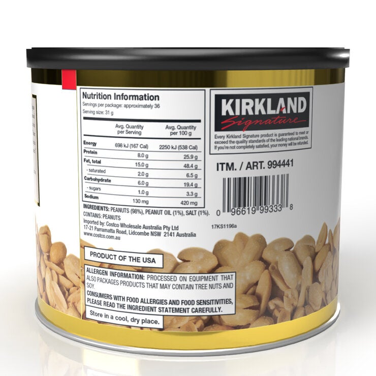 Kirkland Signature Super XL Peanuts 1.13kg