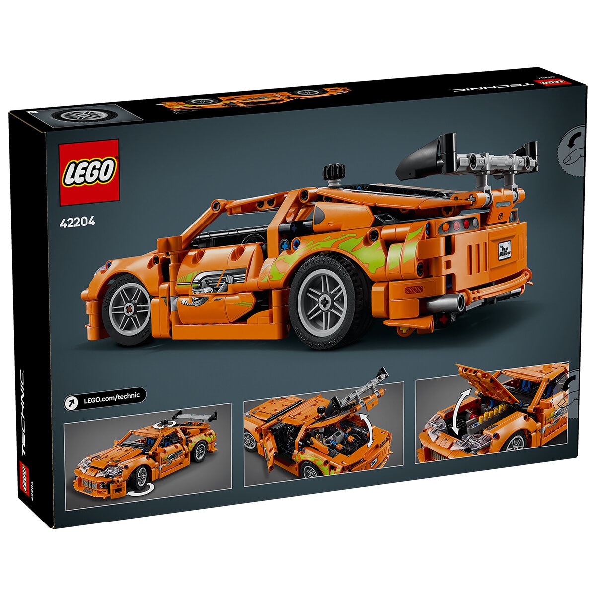 LEGO Technic Fast and Furious Toyota Supra MK4 42204