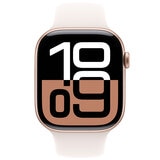 Apple Watch Series 10 GPS 46mm Rose Gold Aluminium Case with Light Blush Sport Band S/M