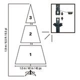 Pre-Lit Slim Aspen Artificial Christmas Tree 1.9m Pre-Lit Slim Aspen Artificial Christmas Tree 1.9m