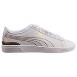 Puma Vikky V3 Leather Metallic Shine White Gold
