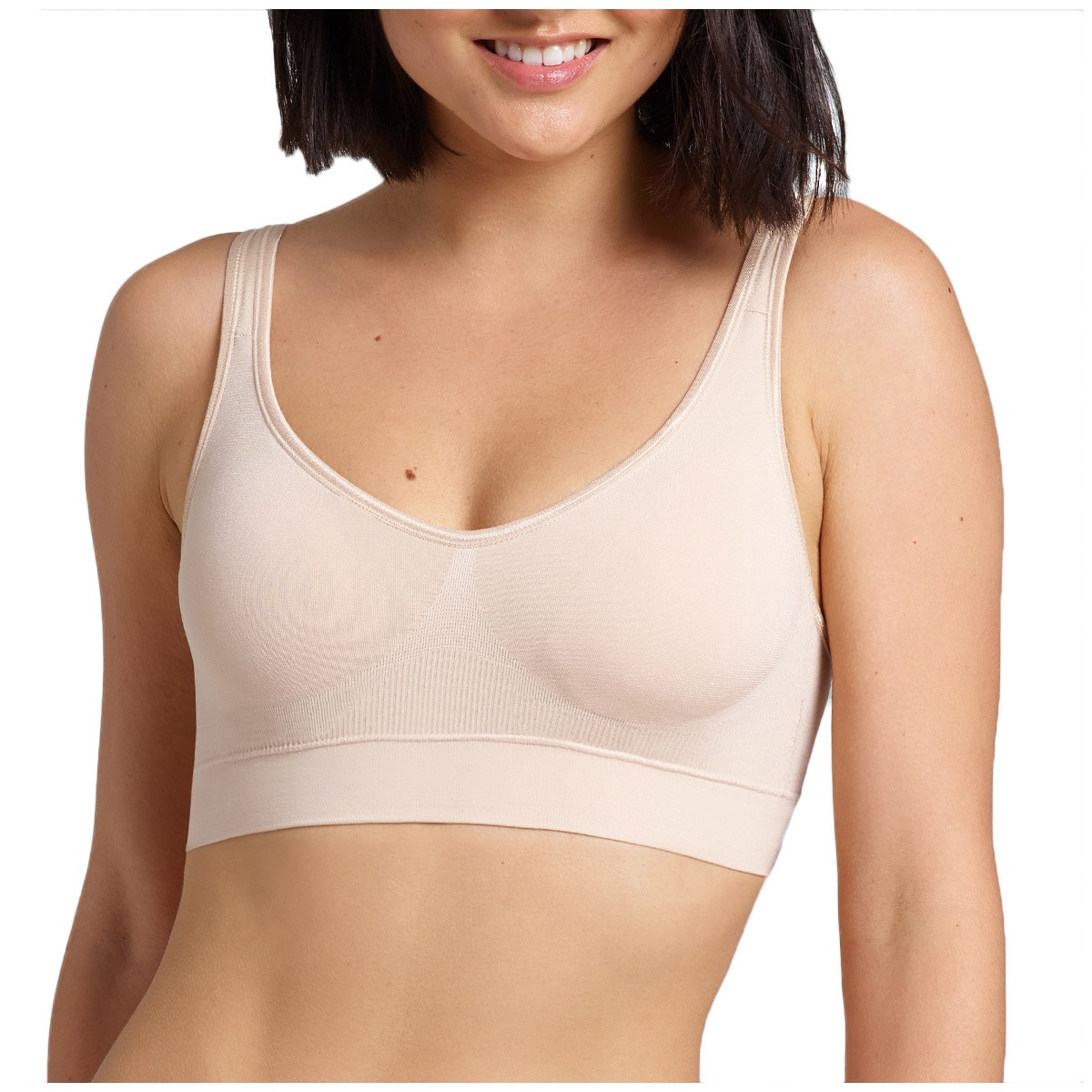 Ambra Comfort Bra - Black & Nude