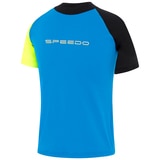 Speedo Boys Logo Rash Top - Blue