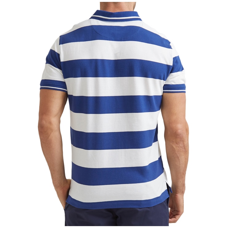 Sportscraft Polo stripe - Navy/White Sportscraft Polo stripe - Navy/White