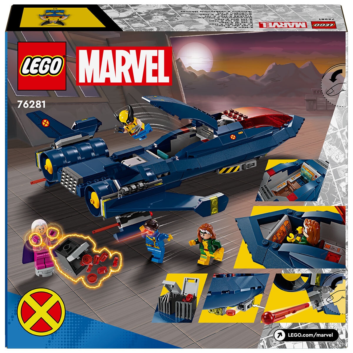 LEGO Super Heroes Marvel X-Men X-Jet 76281