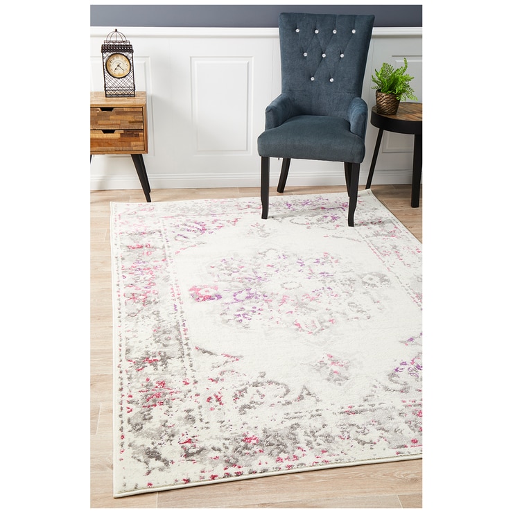 Rug Culture Metro 602 Pink Indoor Rug 230 x 160 cm