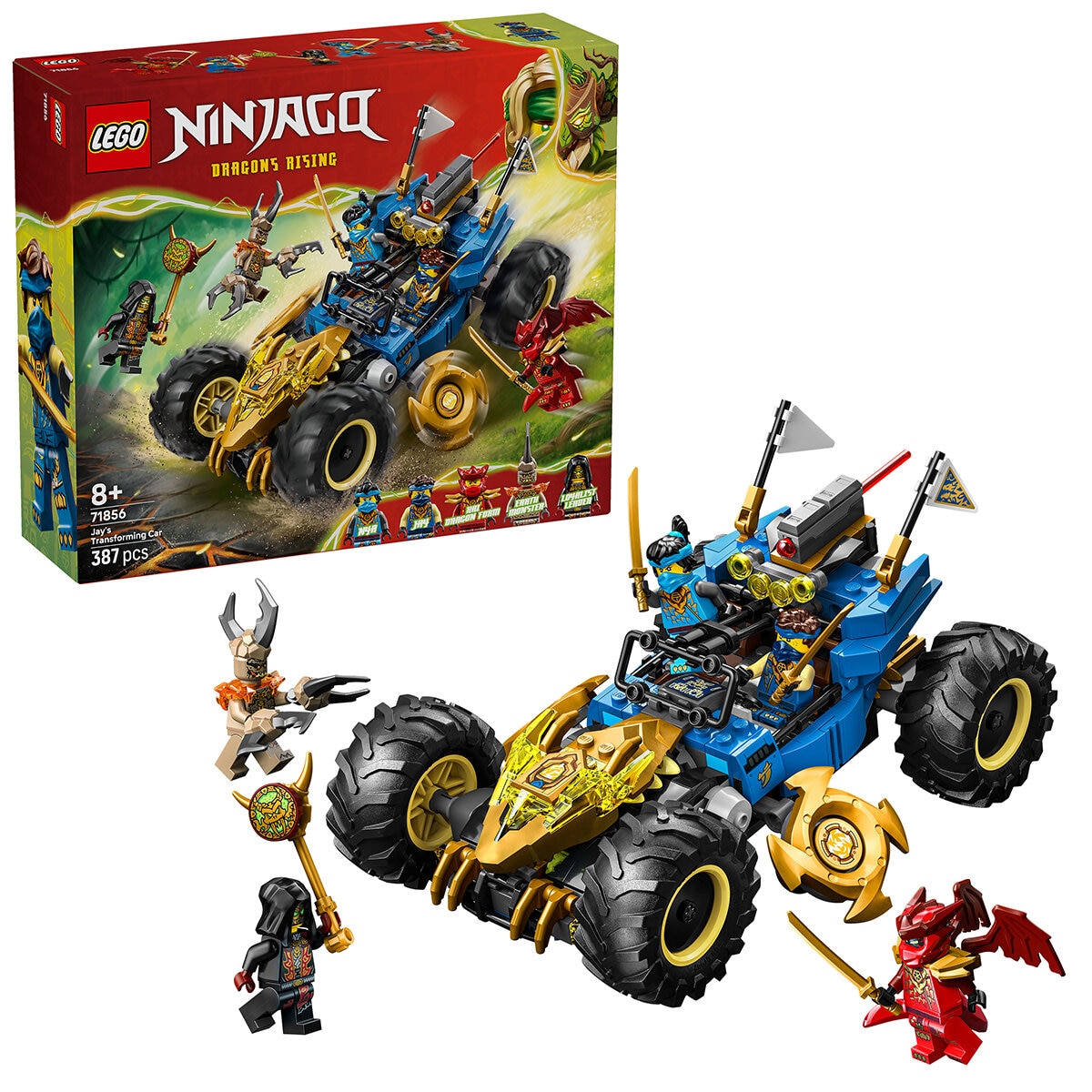 LEGO NINJAGO Jay’s Transforming Car 71856
