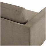 Thomasville Caler 3 Piece Fabric Sectional with Sleeper and Storage Seat