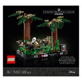 LEGO Endor Speeder Chase Diorama 75353