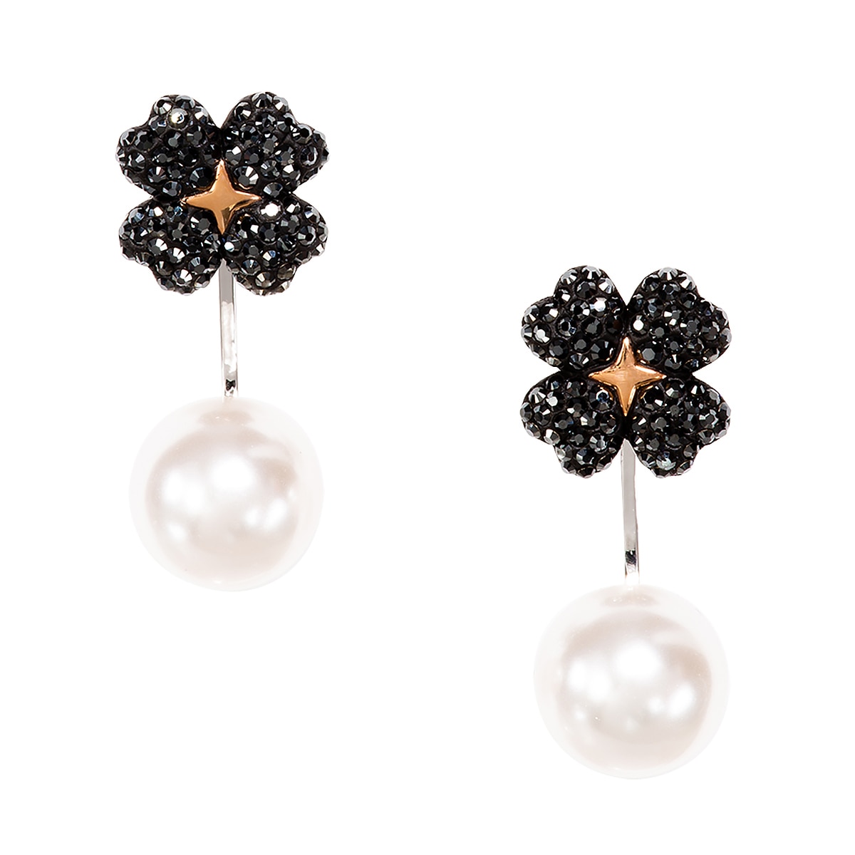 Swarovski Latisha Pierced Earring Jackets, Black, Mixed M...