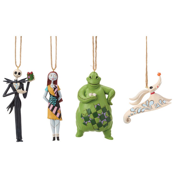 Jim Shore Licensed Hand-Painted Holiday Ornament Set 4 Piece Jim Shore Licensed Hand-Painted Holiday Ornament Set 4 Piece