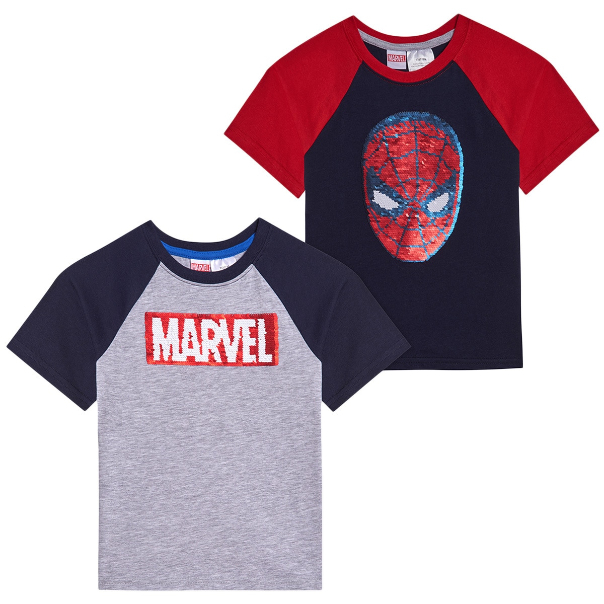 Characters Kids' Sequin Flip Tee 2 pack - Spiderman