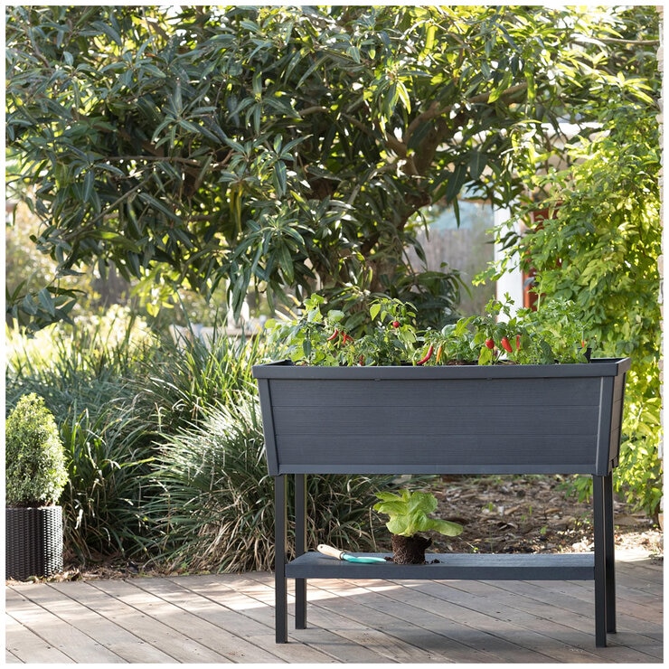 Keter Easy Grow Planter Black