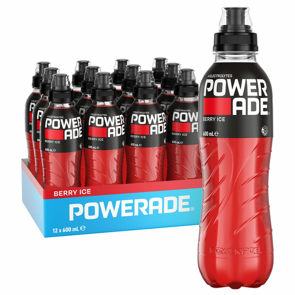Powerade Berry Ice 12x600ml Powerade Berry Ice 12x600ml