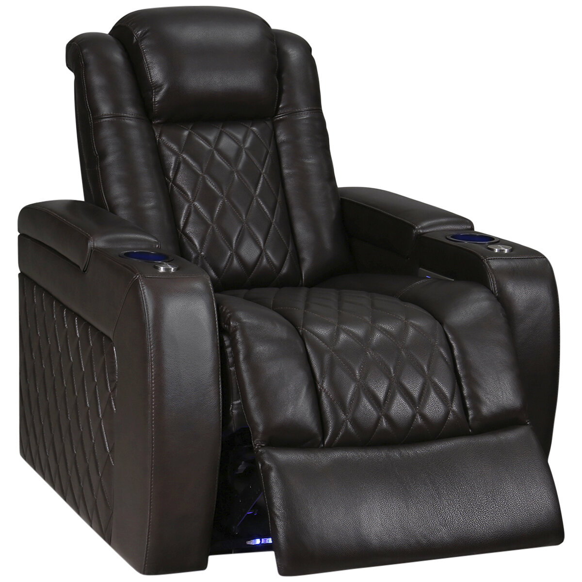 Valencia Home Theatre Tuscany Edition 1 Seater Dark Chocolate