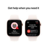 Apple Watch Series 10 GPS 46mm Rose Gold Aluminium Case with Light Blush Sport Band S/M