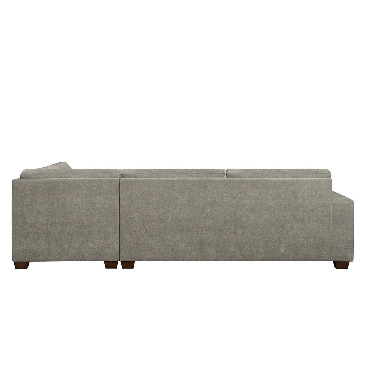 Thomasville Fabric Sectional With Storage Ottoman