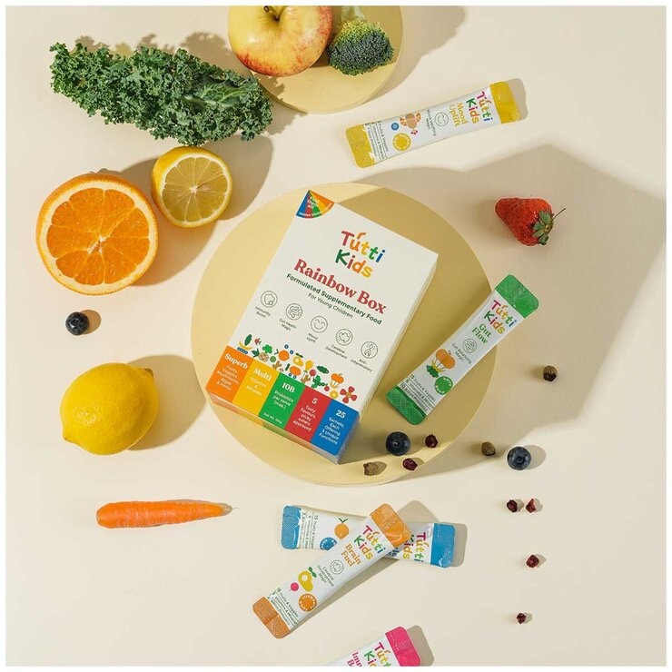 Tutti Kids Rainbow Box 25 Sachets x 4g