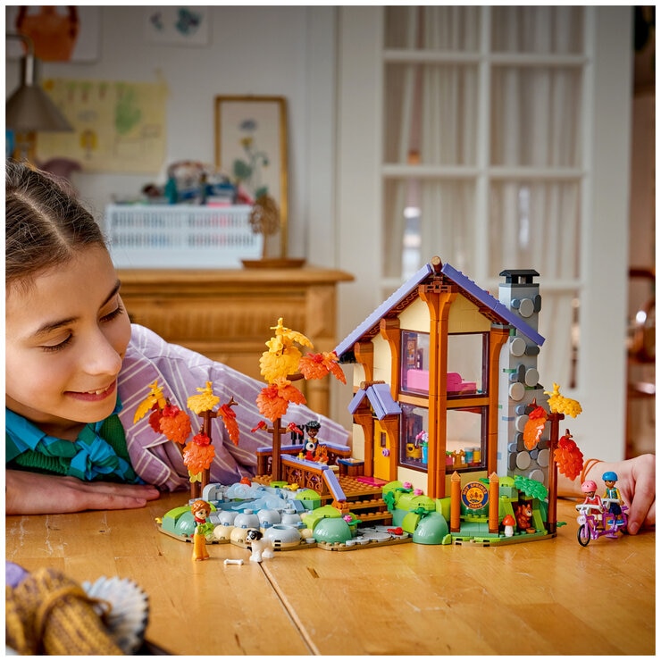 LEGO Friends Cozy Fall Forest Cabin Building Set 42705 LEGO Friends Cozy Fall Forest Cabin Building Set 42705