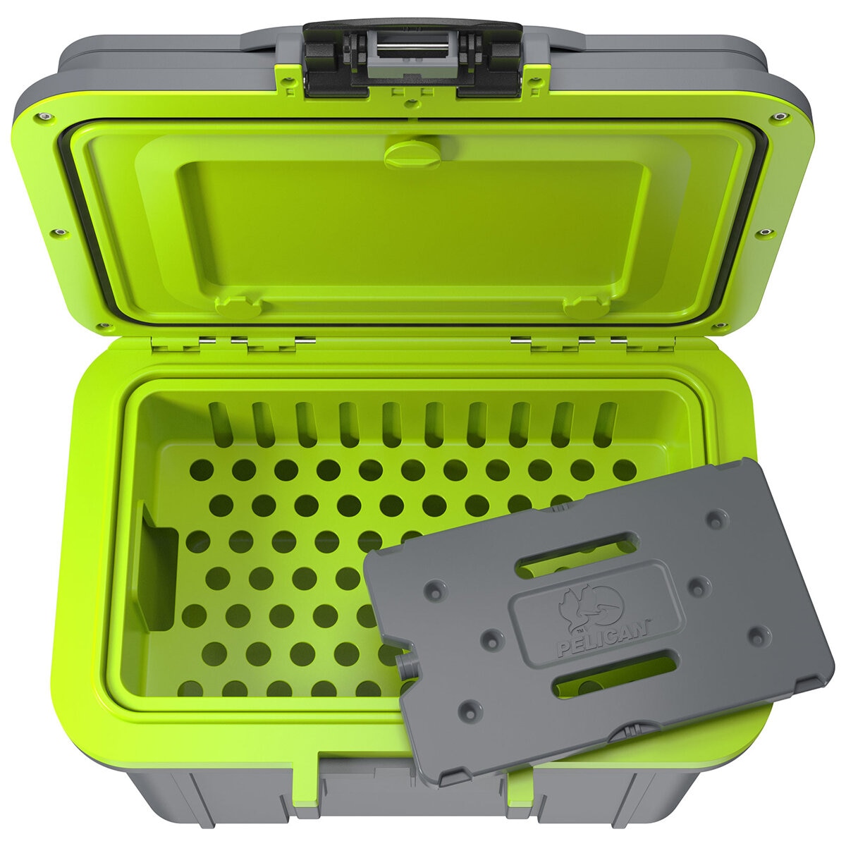 Pelican 7.57L Personal Cooler Grey/Green
