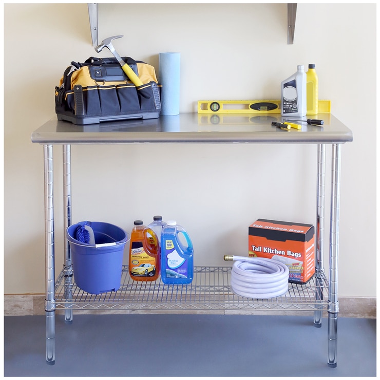 Seville Classics Stainless Steel Work Table Costco Australia