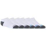 Skechers Boys No Show Socks 6pk White Blue Costco Au