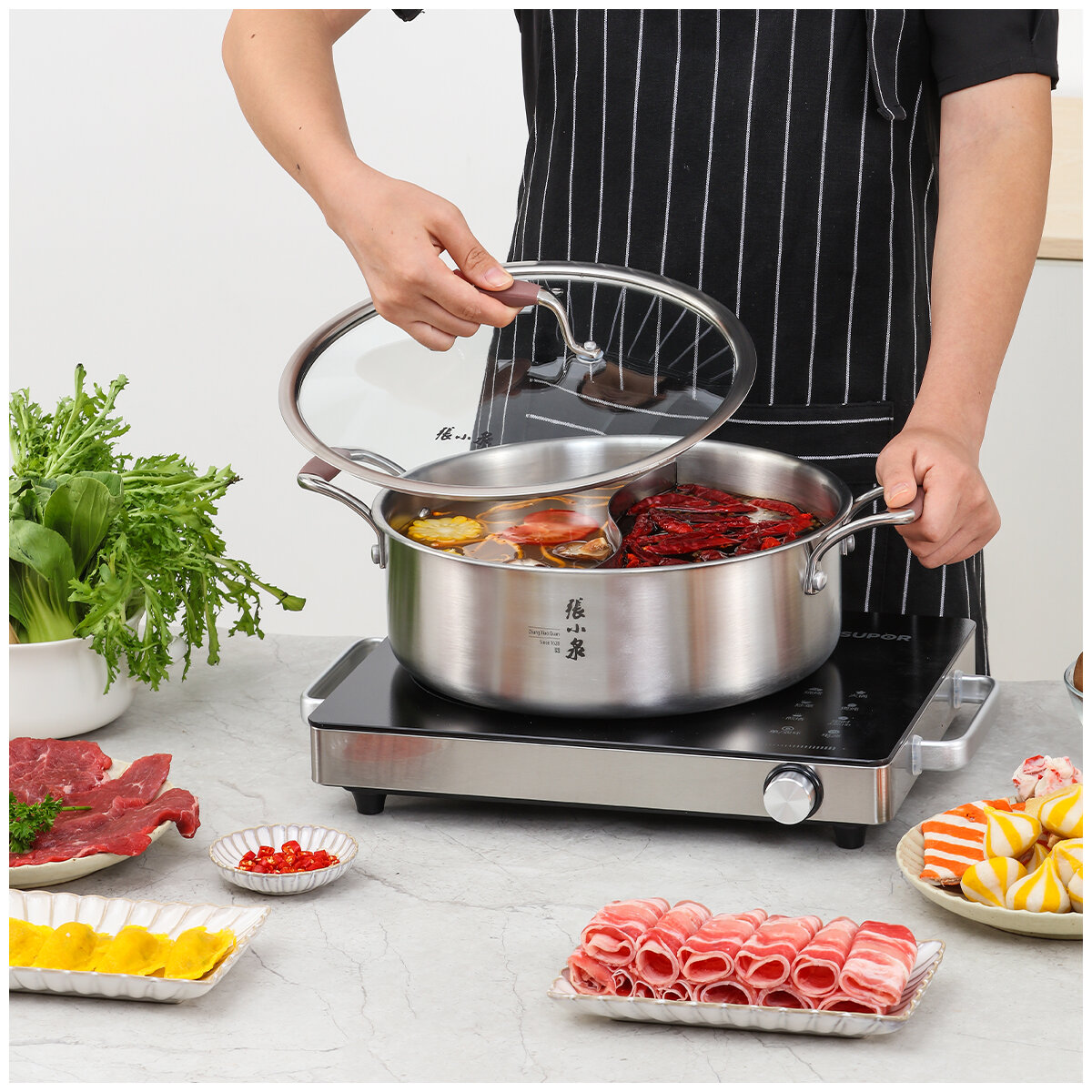 Zhang XiaoQuan Stainless Steel Hotpot 28cm/