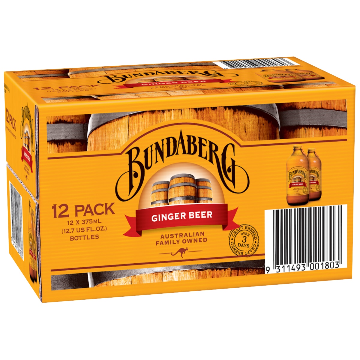 Bundaberg Ginger Beer 12 x 375ml Costco Australia