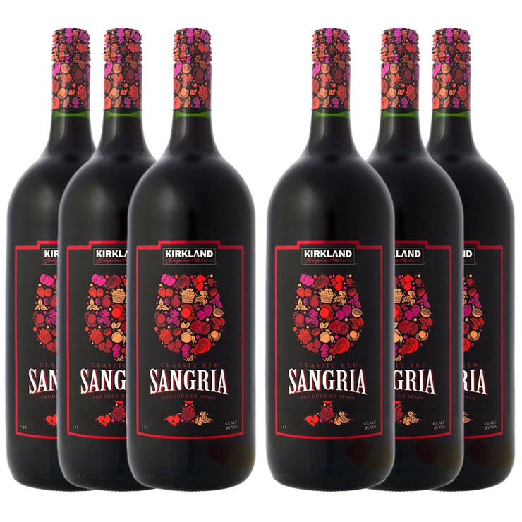 Kirkland Signature Spanish Sangria 6 x 1.5L Costco Australia