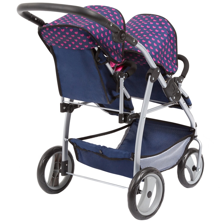 Bayer Twin Tandem Doll Pram Navy Costco Australia