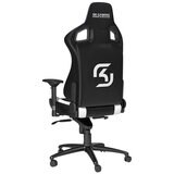 NobleChairs Epic Series SK Gaming Chair Black Blue White