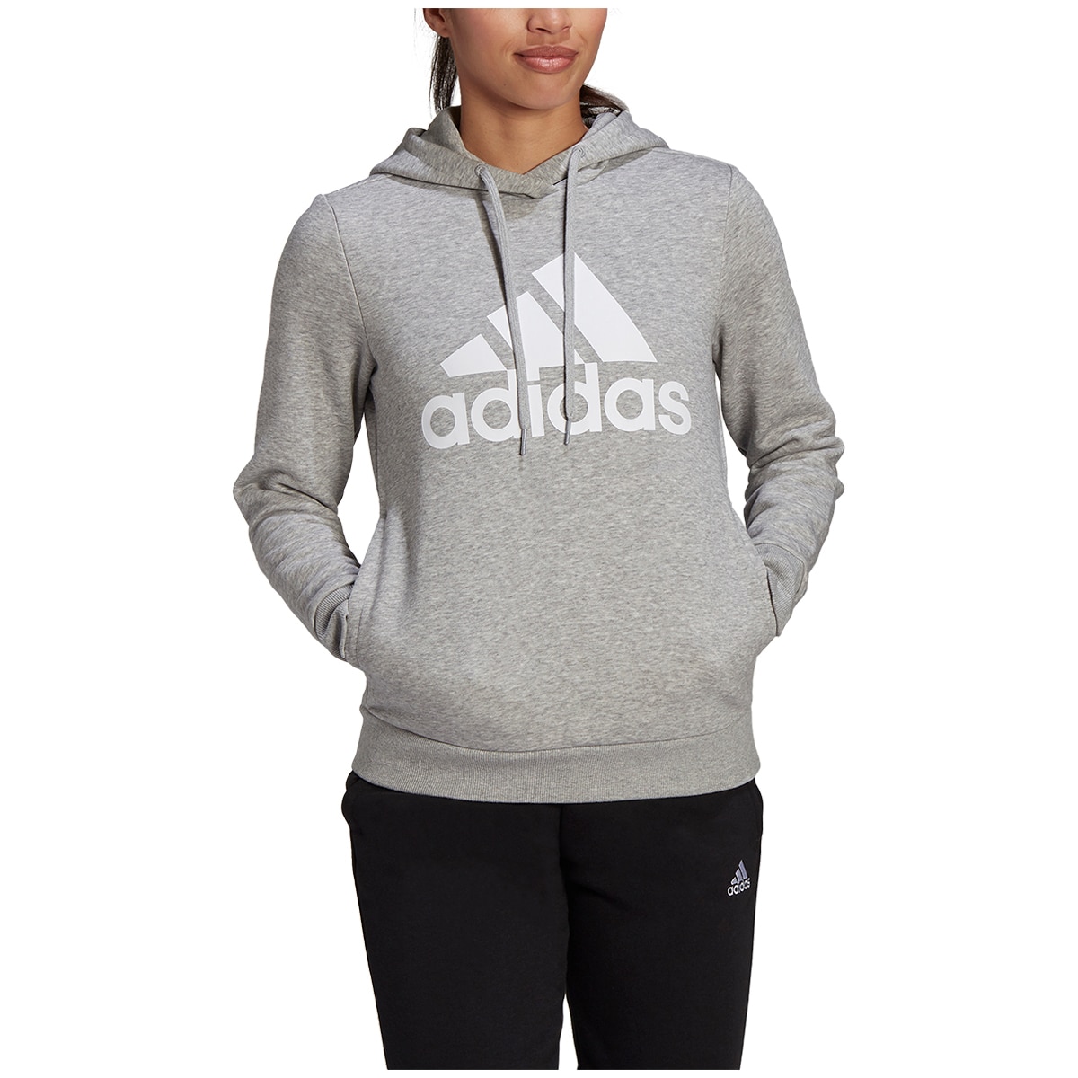 Adidas Women's Crew Sweater - Grey/white