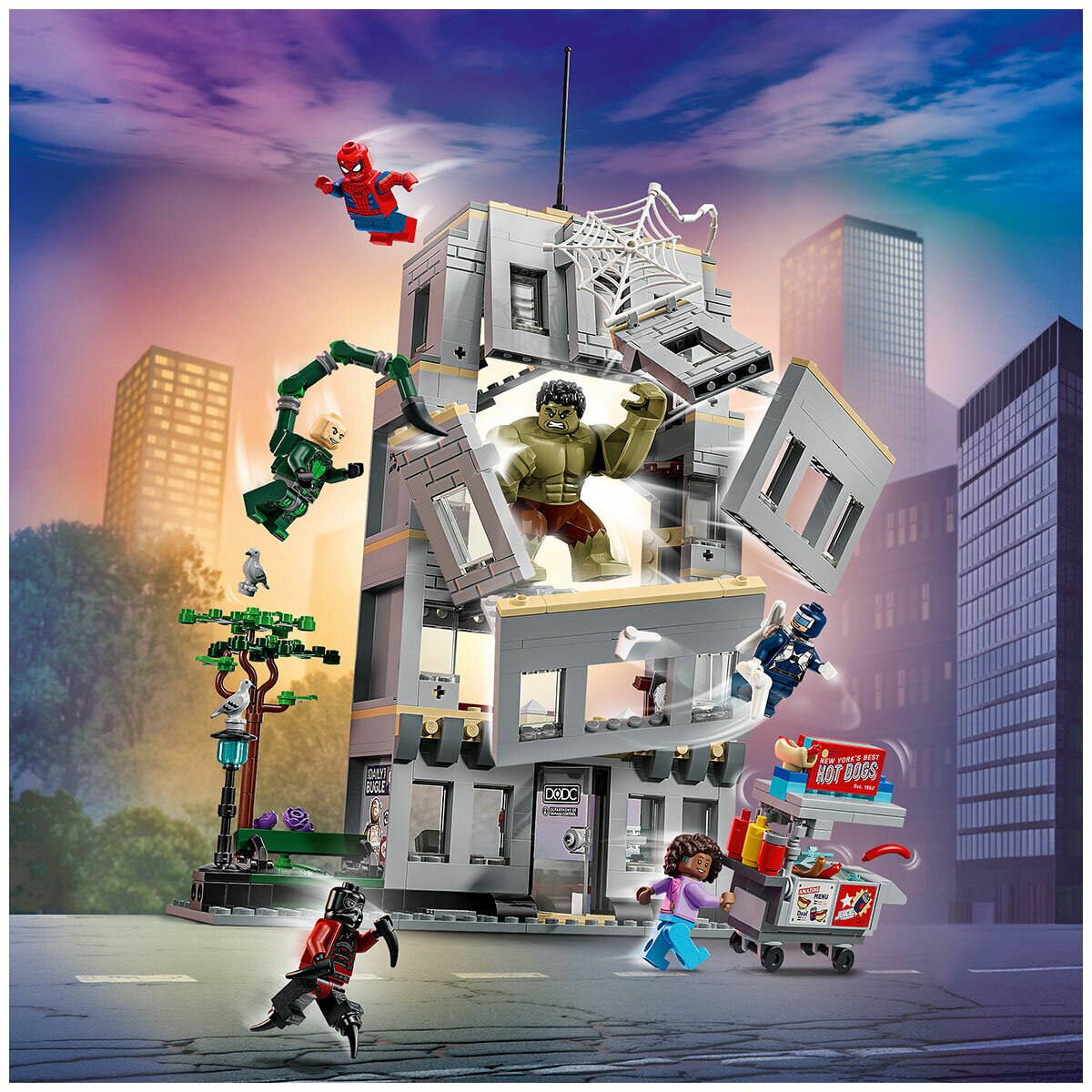 LEGO Marvel Spider-Man vs. Hulk Epic Clash 76350