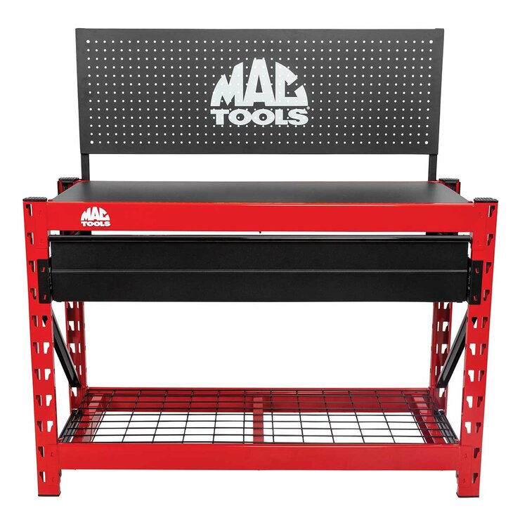 Mac Tools 2-Shelf Industrial Storage Rack Work Station Mac Tools 2-Shelf Industrial Storage Rack Work Station