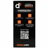 d3 K6.0 Kinesiology Tape 50mm x 6M x 3 Tapes Ice Blue