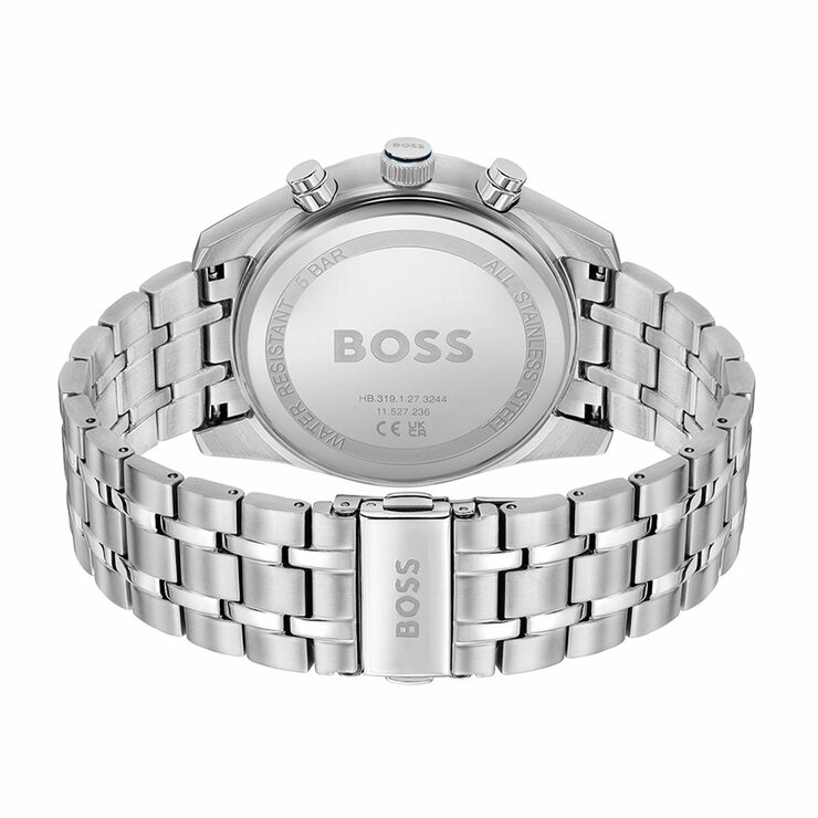 BOSS Skytraveller Stainless Steel Blue Dial Men's Watch 1514216