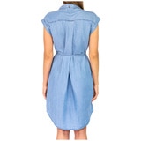 JACH's Women's Tencel Dress - Light Denim